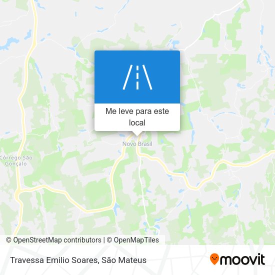 Travessa Emilio Soares mapa