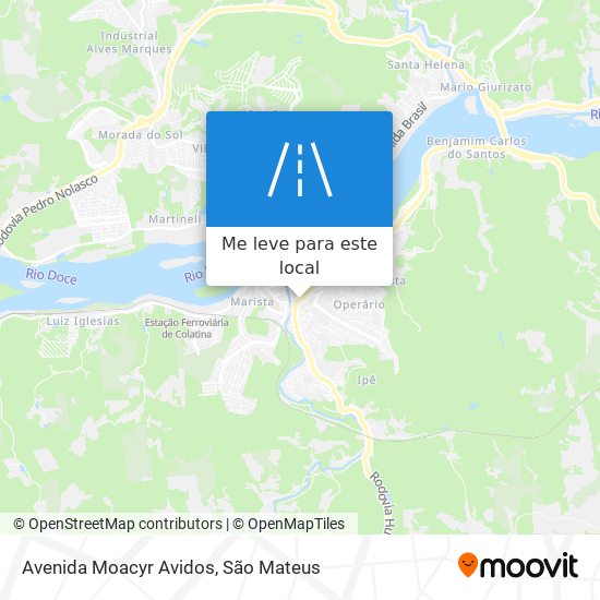 Avenida Moacyr Avidos mapa