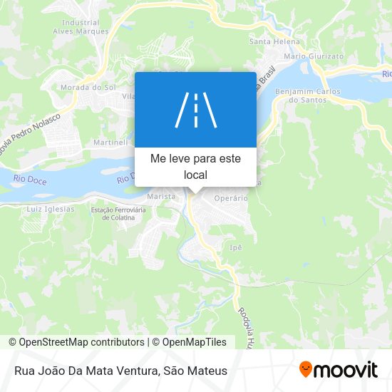 Rua João Da Mata Ventura mapa