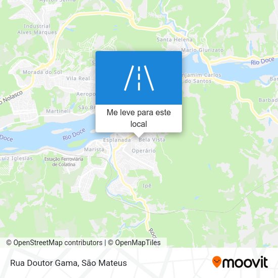 Rua Doutor Gama mapa