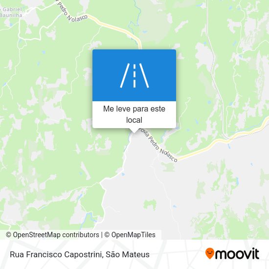 Rua Francisco Capostrini mapa