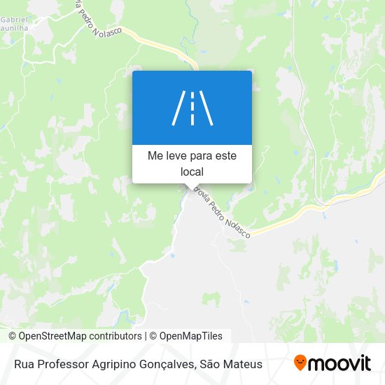 Rua Professor Agripino Gonçalves mapa