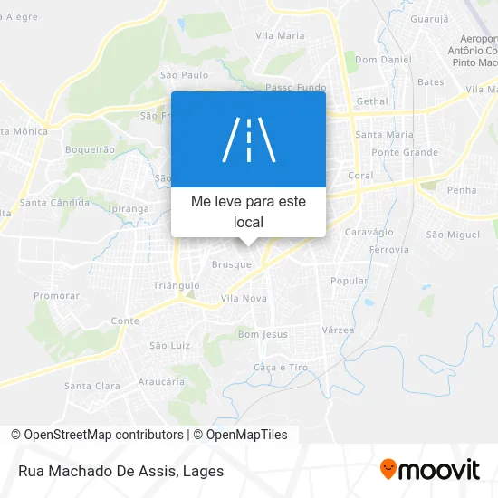Rua Machado De Assis mapa