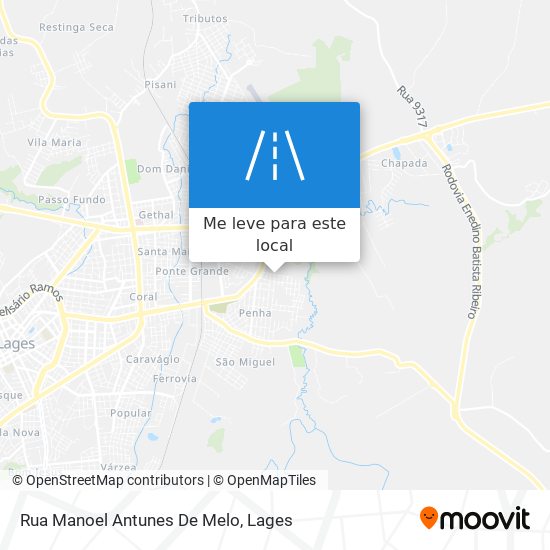 Rua Manoel Antunes De Melo mapa
