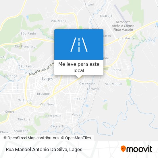 Rua Manoel Antônio Da Silva mapa