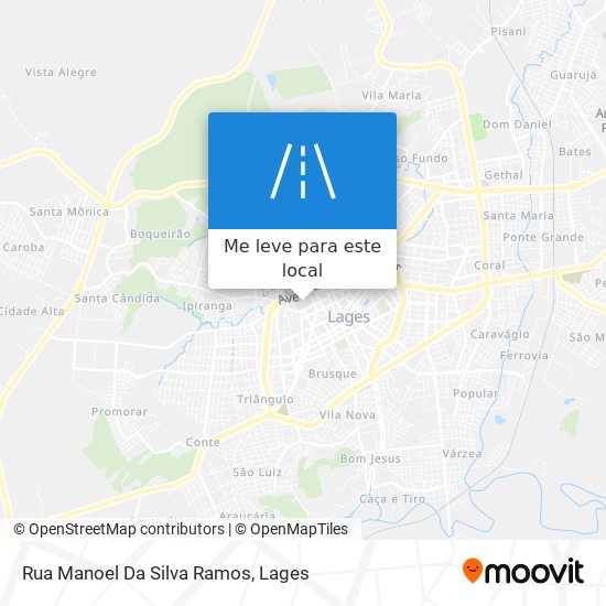 Rua Manoel Da Silva Ramos mapa