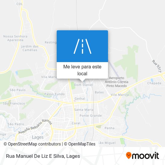 Rua Manuel De Liz E Silva mapa