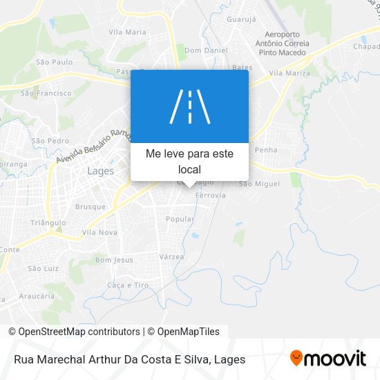 Rua Marechal Arthur Da Costa E Silva mapa