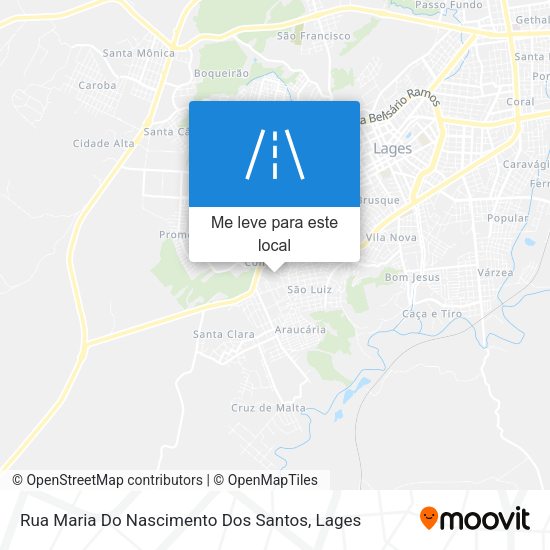 Rua Maria Do Nascimento Dos Santos mapa