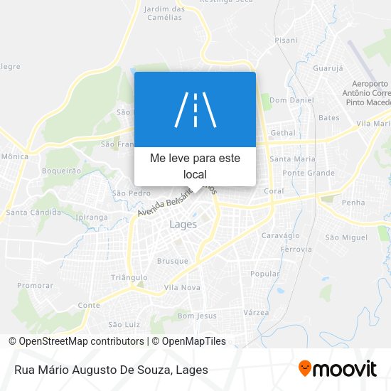 Rua Mário Augusto De Souza mapa