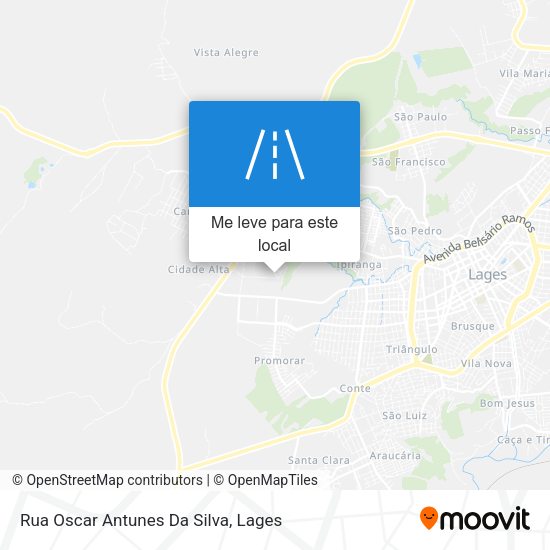 Rua Oscar Antunes Da Silva mapa