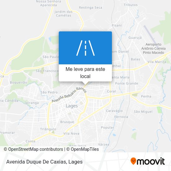 Avenida Duque De Caxias mapa