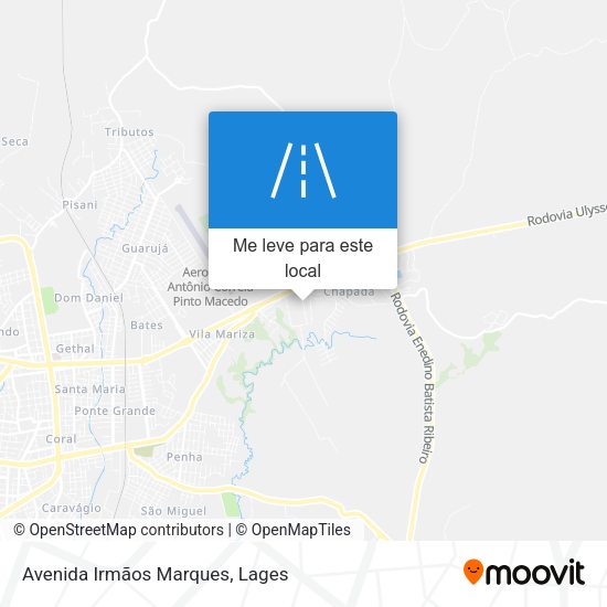 Avenida Irmãos Marques mapa