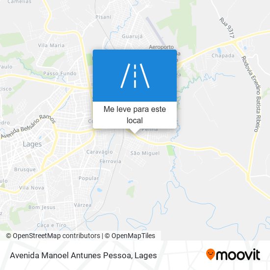 Avenida Manoel Antunes Pessoa mapa