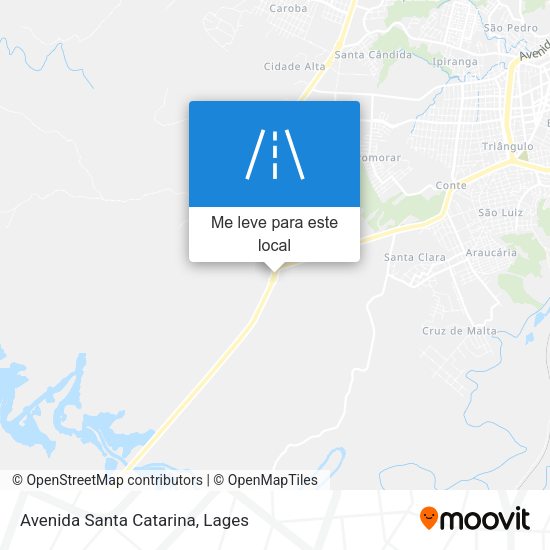 Avenida Santa Catarina mapa