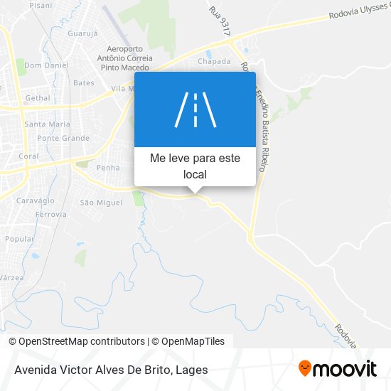 Avenida Victor Alves De Brito mapa