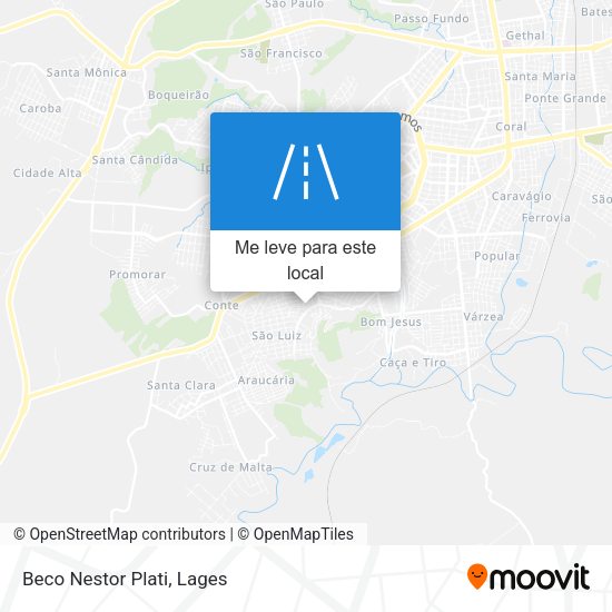 Beco Nestor Plati mapa