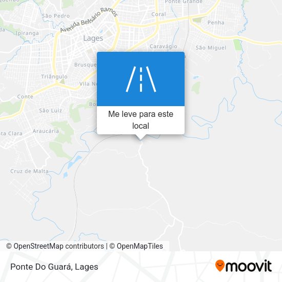 Ponte Do Guará mapa