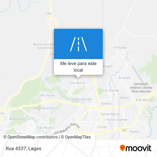 Rua 4337 mapa