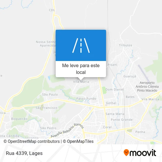 Rua 4339 mapa