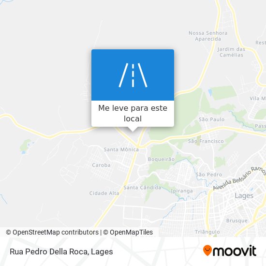 Rua Pedro Della Roca mapa