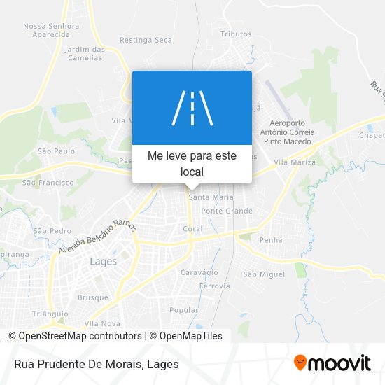 Rua Prudente De Morais mapa