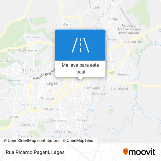 Rua Ricardo Pagani mapa