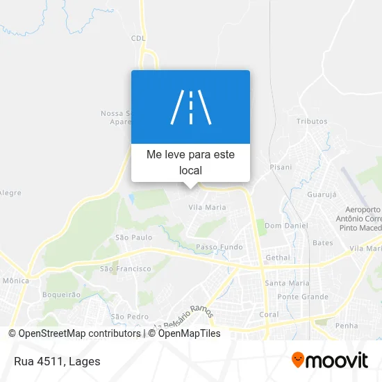 Rua 4511 mapa