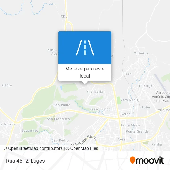 Rua 4512 mapa