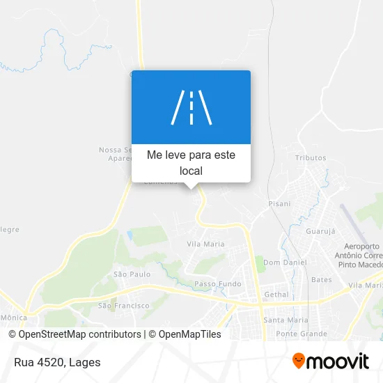 Rua 4520 mapa