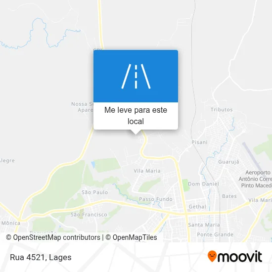 Rua 4521 mapa