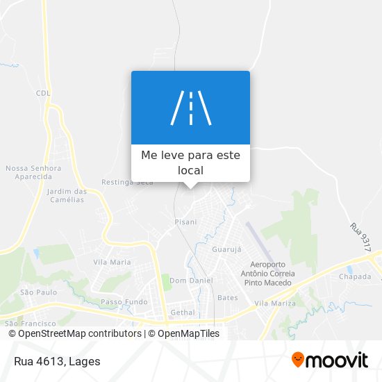 Rua 4613 mapa