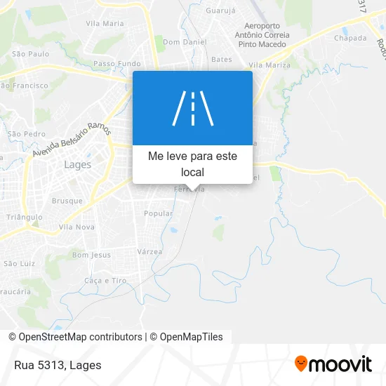 Rua 5313 mapa