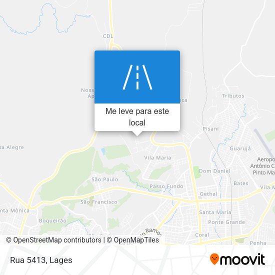 Rua 5413 mapa