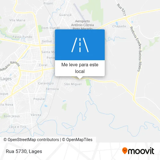 Rua 5730 mapa