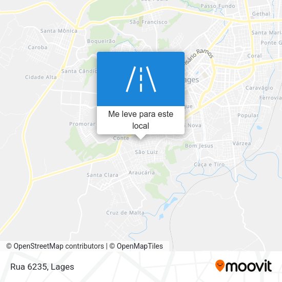 Rua 6235 mapa