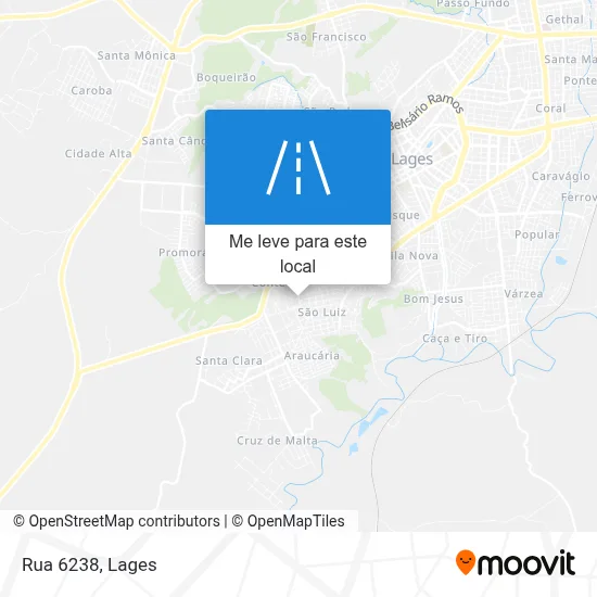 Rua 6238 mapa