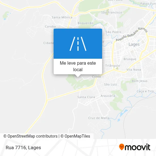 Rua 7716 mapa
