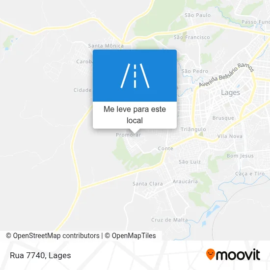 Rua 7740 mapa