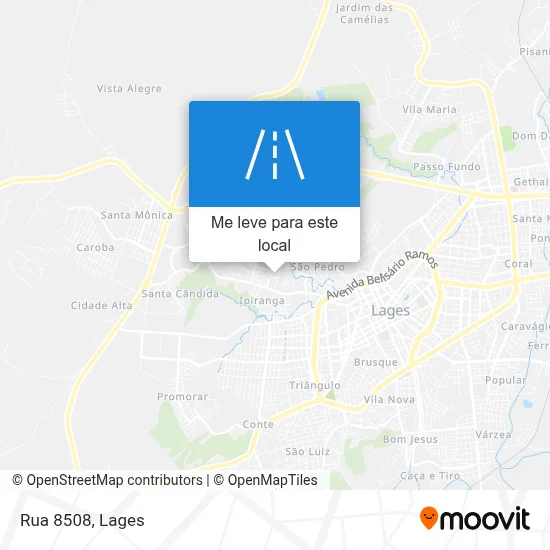 Rua 8508 mapa