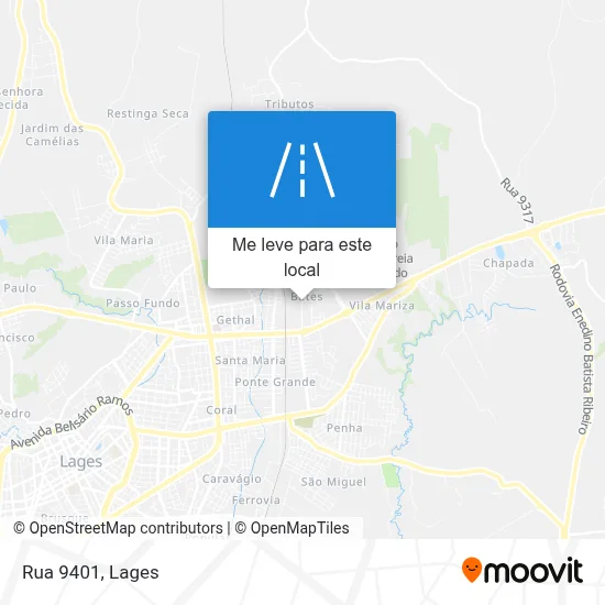 Rua 9401 mapa