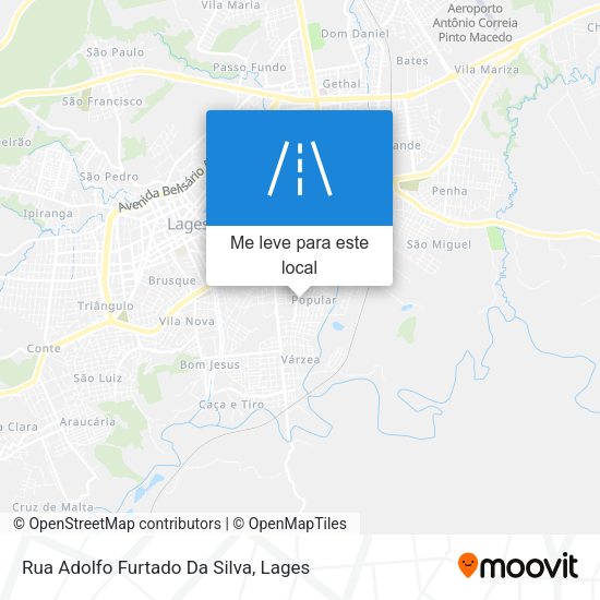 Rua Adolfo Furtado Da Silva mapa