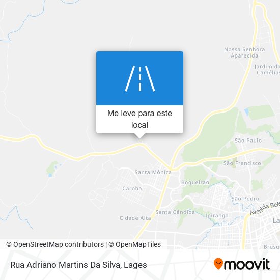 Rua Adriano Martins Da Silva mapa