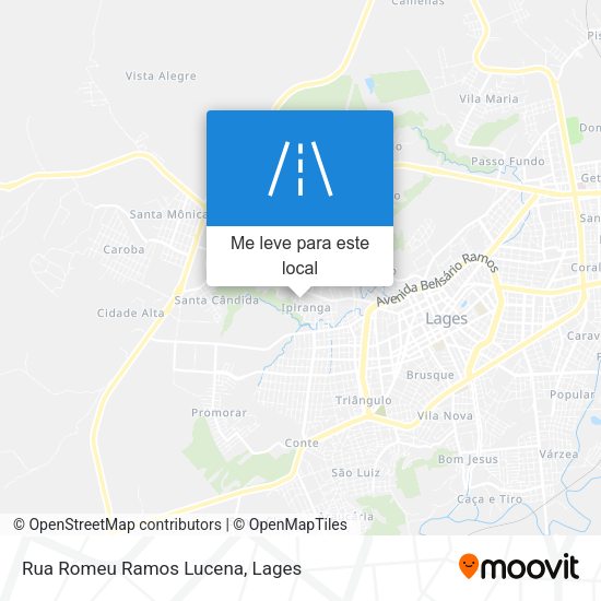 Rua Romeu Ramos Lucena mapa