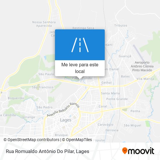 Rua Romualdo Antônio Do Pilar mapa