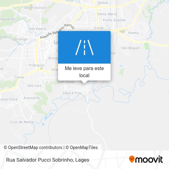 Rua Salvador Pucci Sobrinho mapa