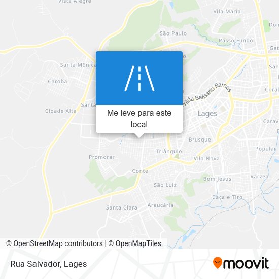 Rua Salvador mapa