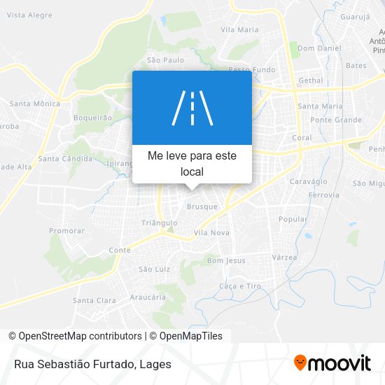 Rua Sebastião Furtado mapa