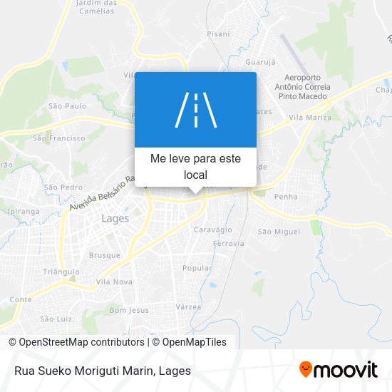 Rua Sueko Moriguti Marin mapa