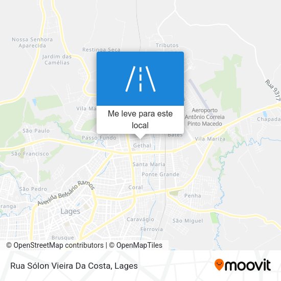 Rua Sólon Vieira Da Costa mapa